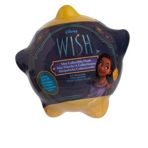 Disney Wish Mini Capsule Plush Toy in Wishing Star Collectables Age 2+ New